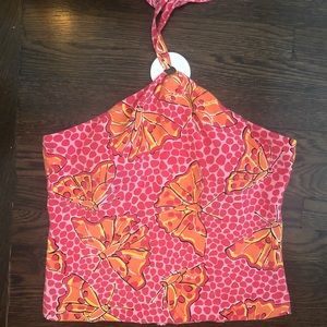 Lily Pulitzer Two Piece Set Size 8 skirt halter